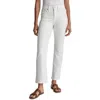 Madewell Kick Out Crop Flare Jeans In White