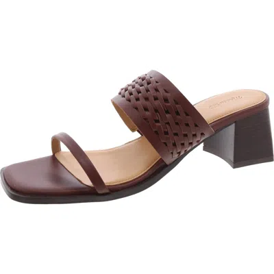 Madewell Womens Slip On Double Strap Mule Sandals In Multi