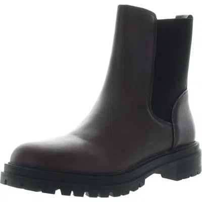 Madewell Womens Stretch Leather Ankle Boots In Brown