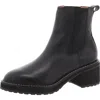 Madewell Womens Stretch Leather Chelsea Boots In Black