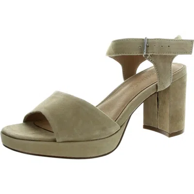 Madewell Womens Suede Buckle Ankle Strap In Multi