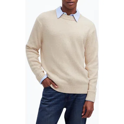 Madewell Wool & Cashmere Blend Sweater In Neutral