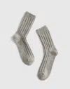 Madewell Wool Ankle Socks In Gray