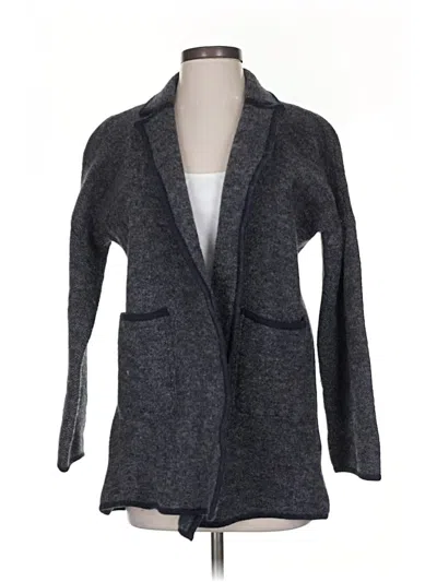 Pre-owned Madewell Wool Blazer Jacket In Gray