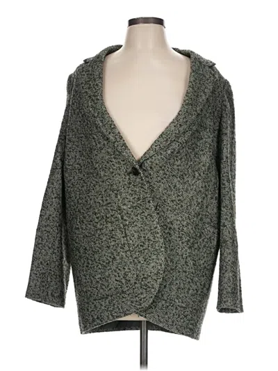 Pre-owned Madewell Wool Blazer Jacket In Green