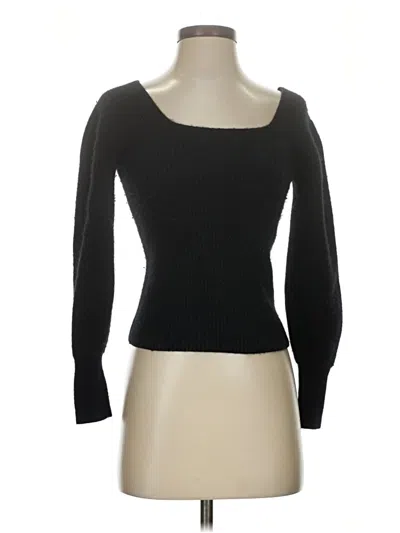 Pre-owned Madewell Wool Cardigan Sweater In Black