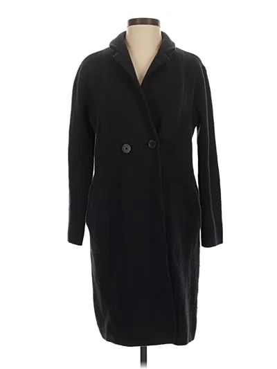 Pre-owned Madewell Wool Cardigan Sweater In Black