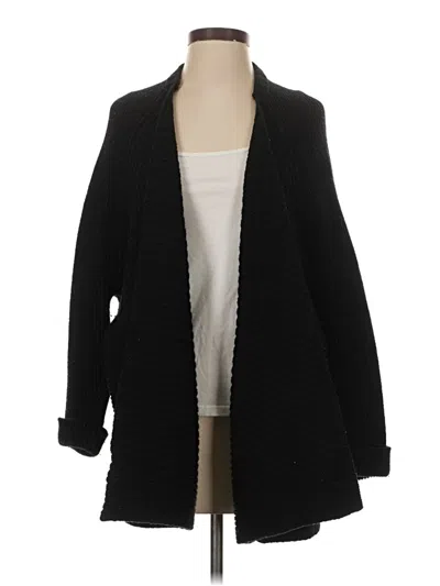 Pre-owned Madewell Wool Cardigan Sweater In Black