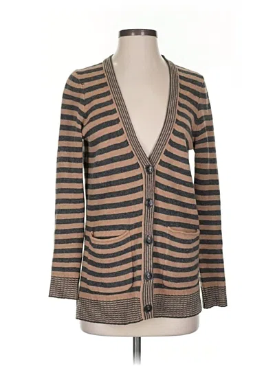 Pre-owned Madewell Wool Cardigan Sweater In Brown
