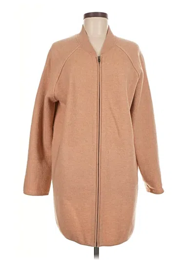 Pre-owned Madewell Wool Cardigan Sweater In Brown