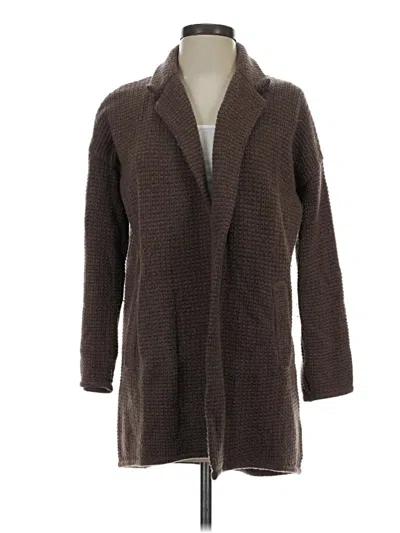 Pre-owned Madewell Wool Cardigan Sweater In Brown