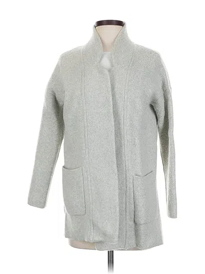 Pre-owned Madewell Wool Cardigan Sweater In Gray
