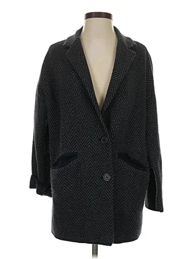 Pre-owned Madewell Wool Cardigan Sweater In Gray