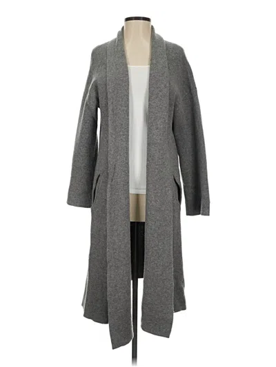 Pre-owned Madewell Wool Cardigan Sweater In Gray