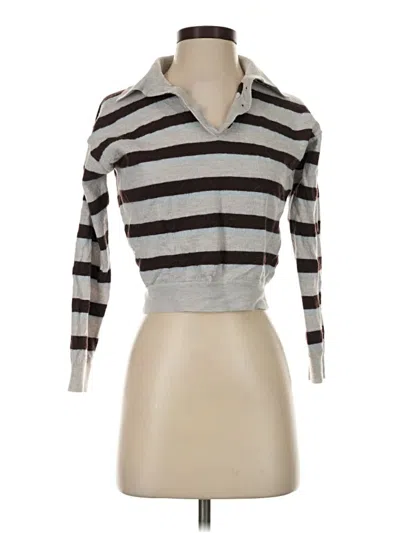 Pre-owned Madewell Wool Cardigan Sweater In Silver