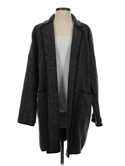 Pre-owned Madewell Wool Coat In Gray