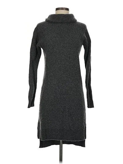 Pre-owned Madewell Wool Dress In Gray