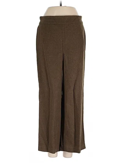 Pre-owned Madewell Wool Pants In Brown