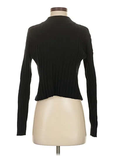 Pre-owned Madewell Wool Pullover Sweater In Black