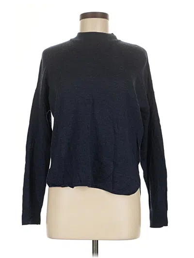 Pre-owned Madewell Wool Pullover Sweater In Blue