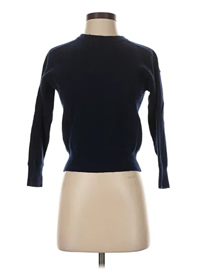 Pre-owned Madewell Wool Pullover Sweater In Blue