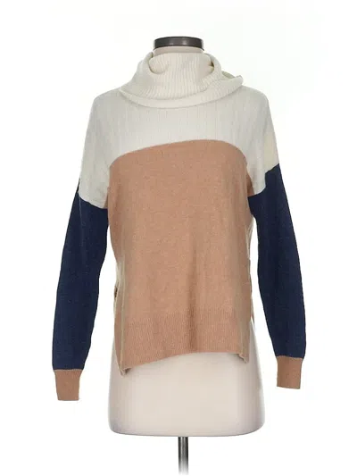 Pre-owned Madewell Wool Pullover Sweater In Brown