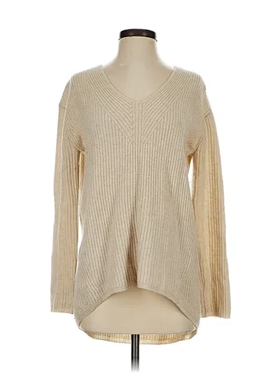 Pre-owned Madewell Wool Pullover Sweater In Brown