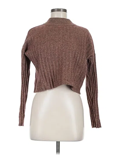 Pre-owned Madewell Wool Pullover Sweater In Brown