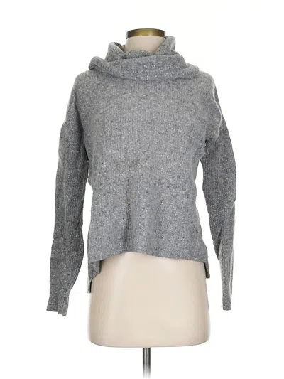 Pre-owned Madewell Wool Pullover Sweater In Gray