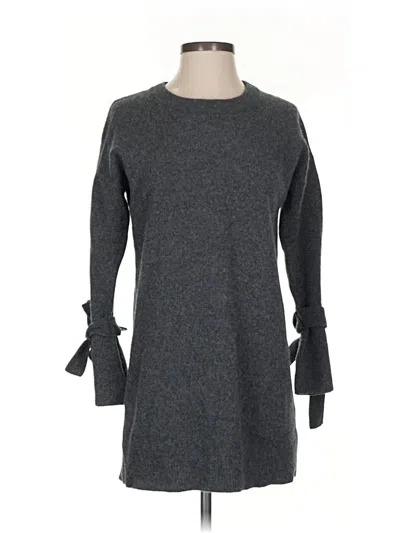 Pre-owned Madewell Wool Pullover Sweater In Gray