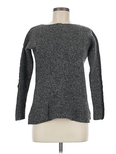 Pre-owned Madewell Wool Pullover Sweater In Gray