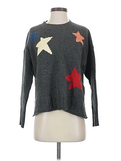 Pre-owned Madewell Wool Pullover Sweater In Gray