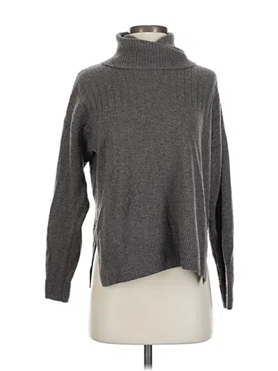 Pre-owned Madewell Wool Pullover Sweater In Gray