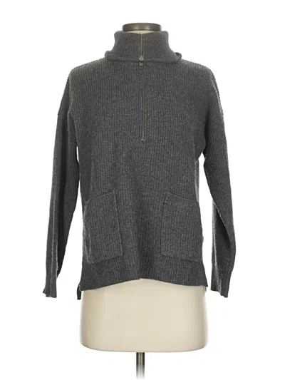 Pre-owned Madewell Wool Pullover Sweater In Gray