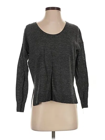 Pre-owned Madewell Wool Pullover Sweater In Gray