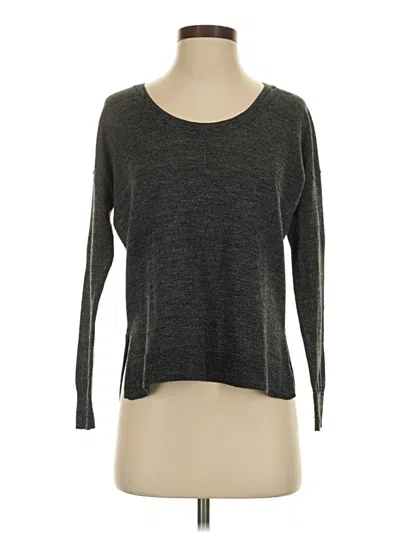 Pre-owned Madewell Wool Pullover Sweater In Gray