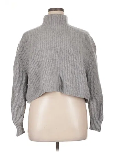 Pre-owned Madewell Wool Pullover Sweater In Gray