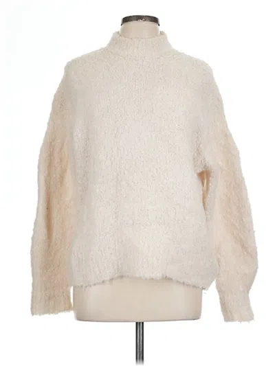 Pre-owned Madewell Wool Pullover Sweater In Ivory