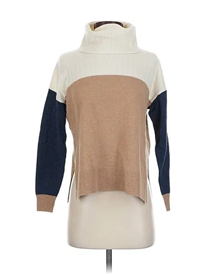 Pre-owned Madewell Wool Pullover Sweater In Tan