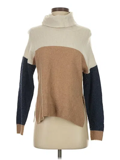 Pre-owned Madewell Wool Pullover Sweater In Tan