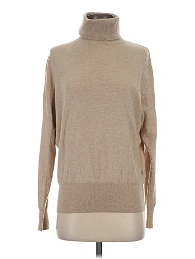 Pre-owned Madewell Wool Pullover Sweater In Tan