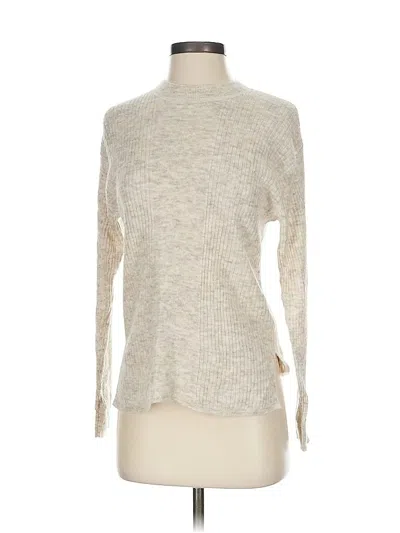 Pre-owned Madewell Wool Pullover Sweater In White