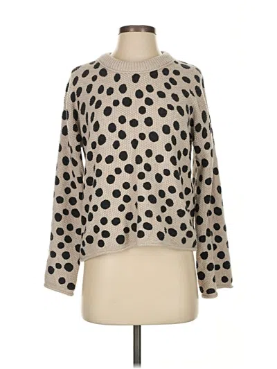 Pre-owned Madewell Wool Pullover Sweater In White