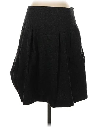 Pre-owned Madewell Wool Skirt In Black