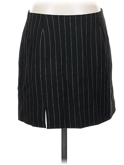 Madewell Wool Skirt In Black