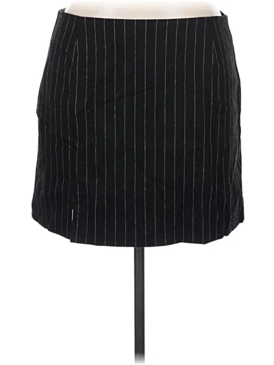 Madewell Wool Skirt In Black