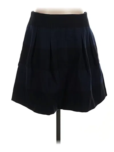 Pre-owned Madewell Wool Skirt In Blue