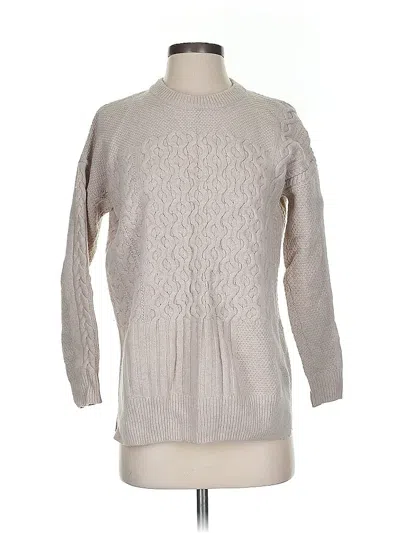 Pre-owned Madewell Wool Sweater In Brown