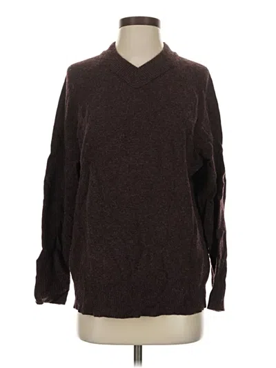 Pre-owned Madewell Wool Sweater In Brown