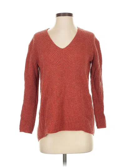 Pre-owned Madewell Wool Sweater In Red